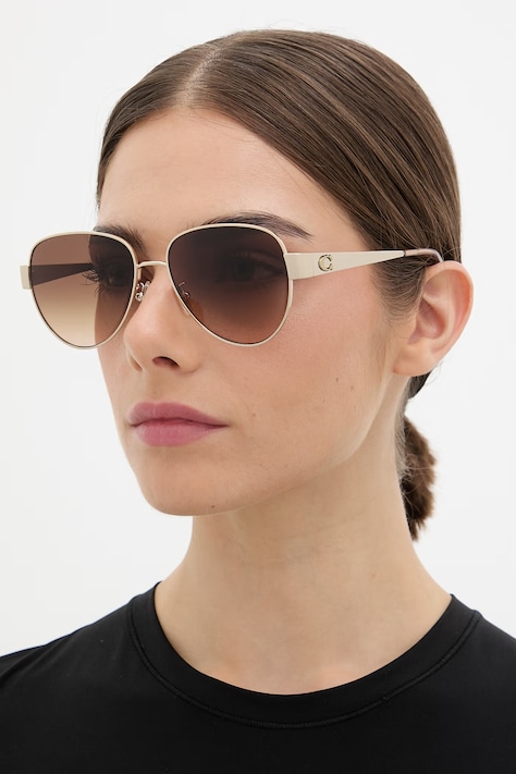 Coach ochelari de soare pentru femei aurii 0HC7186