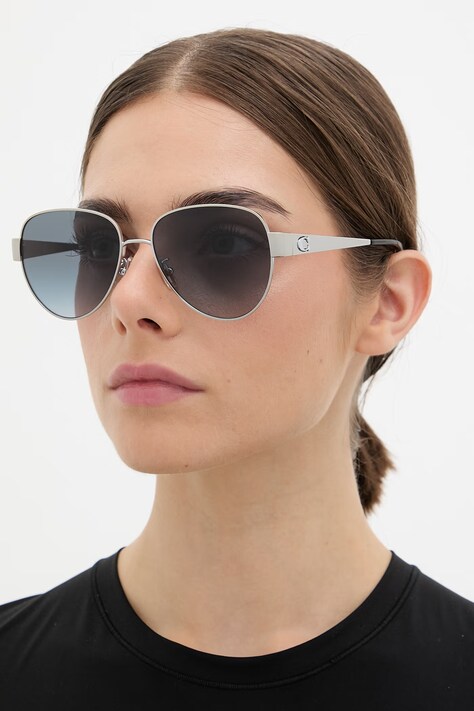 Coach sluneční brýle dámské stříbrné 0HC7186