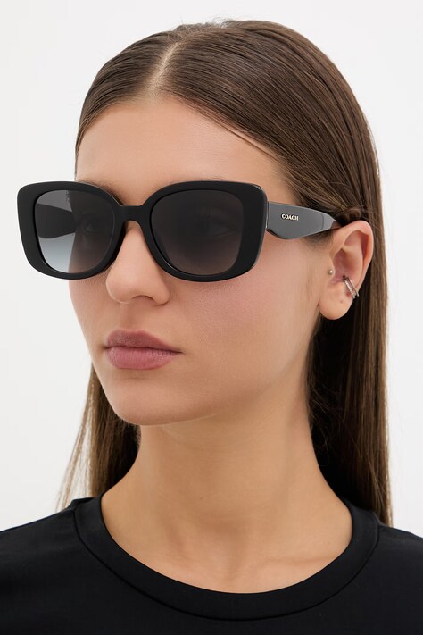 Coach ochelari de soare pentru femei negri 0HC8450U