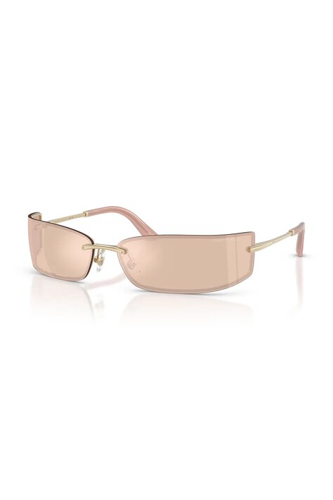 Jimmy Choo okulary przeciwsłoneczne damskie złote 0JC4024B