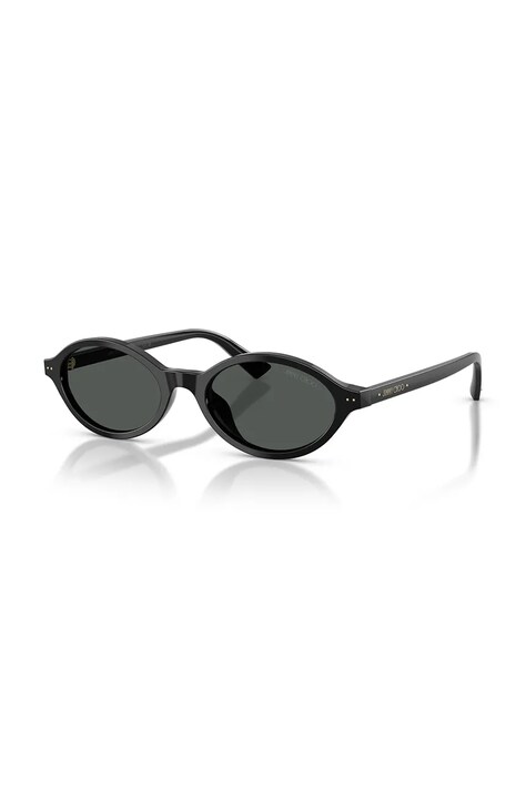 Jimmy Choo okulary przeciwsłoneczne okrągłe damskie czarne 0JC5068U