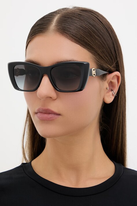 Michael Kors ochelari de soare cat eye pentru femei negri 0MK2270U