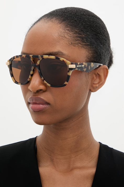 Michael Kors ochelari de soare aviator pentru femei maro 0MK2277U