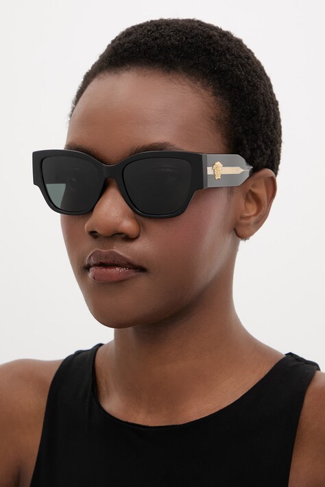 Versace Γυαλιά ηλίου cat-eye Γυναικεία μαύρα VE4509U