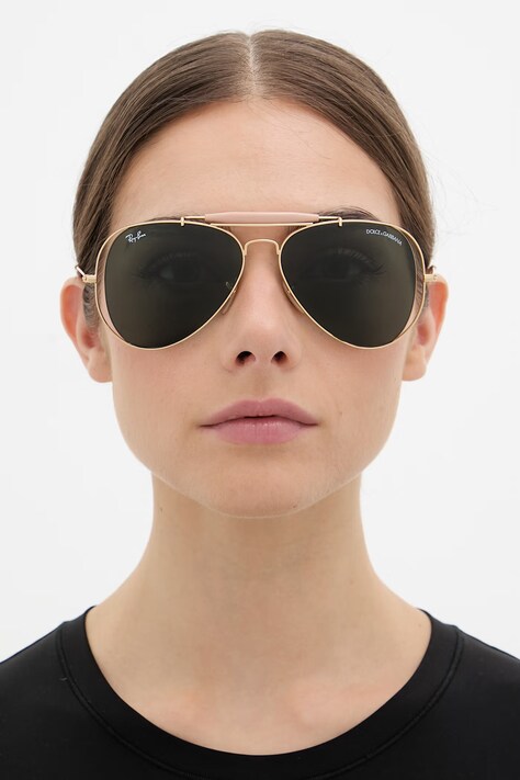 Ray-Ban сонцезахисні окуляри авіатори жіночі RAY-BAN X DOLCE&GABBANA — фото 7