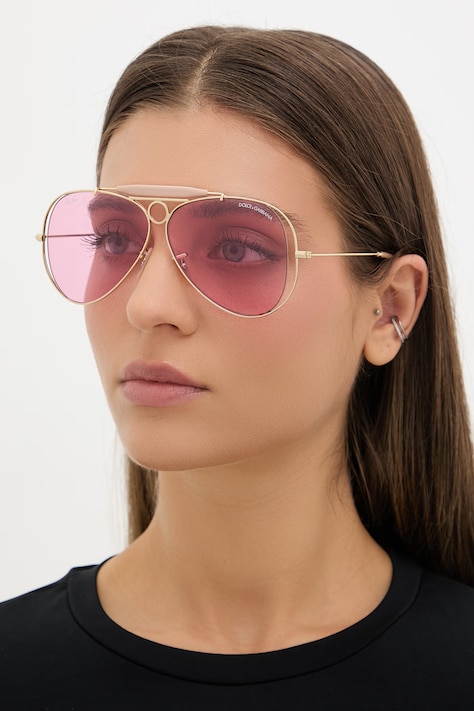 Ray-Ban sluneční brýle dámské RAY-BAN X DOLCE&GABBANA zlaté 0RB3138M