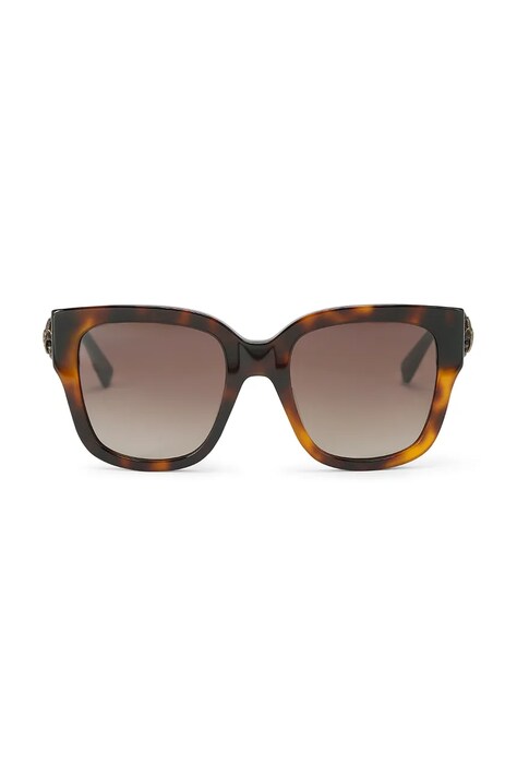 Kurt Geiger London okulary przeciwsłoneczne wayfarer damskie brązowe 5560939679