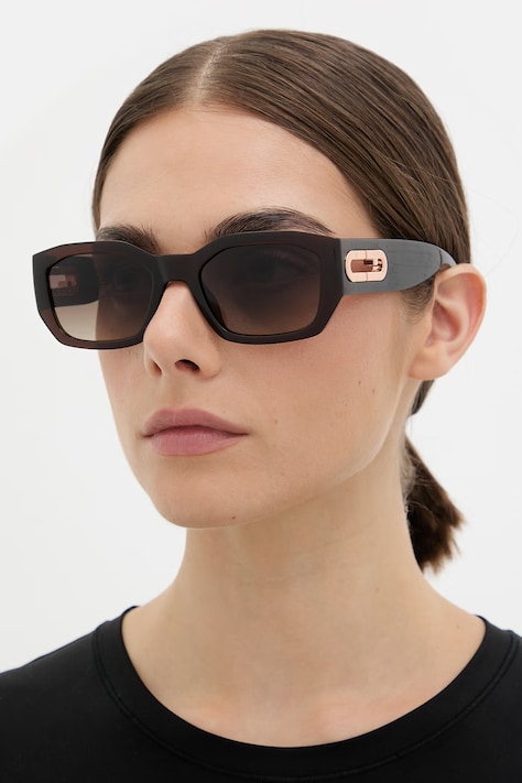 Furla okulary przeciwsłoneczne damskie brązowe WD00185 BX4473 4871S