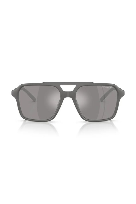 Armani Exchange сонцезахисні окуляри авіатори чоловічі — SS26-OKM00K, сірий — фото 3
