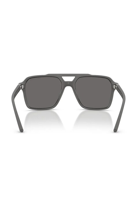 Armani Exchange сонцезахисні окуляри авіатори чоловічі — SS26-OKM00K, сірий — фото 5