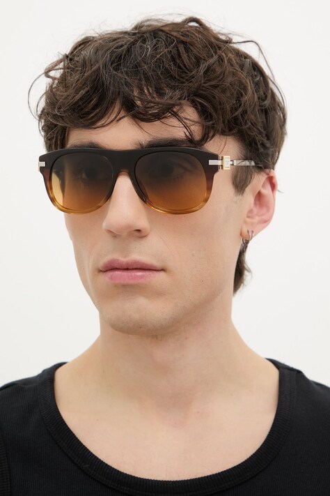 Dolce & Gabbana okulary przeciwsłoneczne męskie brązowe 0DG4546