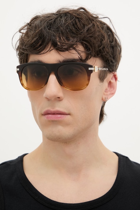 Dolce & Gabbana okulary przeciwsłoneczne męskie brązowe 0DG4546