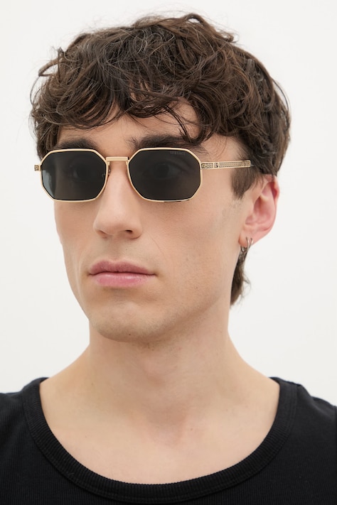 Versace okulary przeciwsłoneczne męskie złote 0VE2297