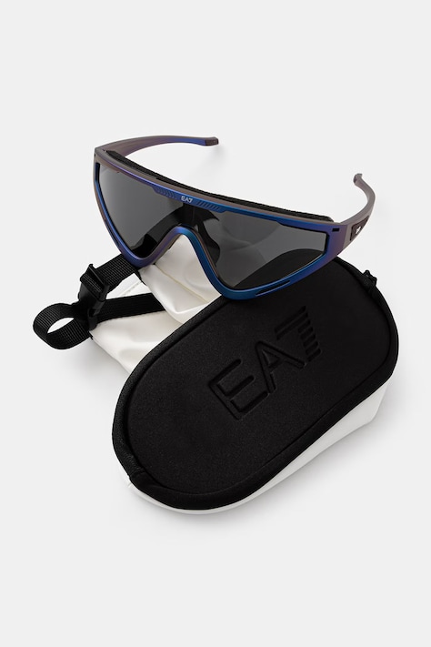 EA7 Emporio Armani сонцезахисні окуляри чоловічі — SS26-OKM01M, блакитний — фото 4