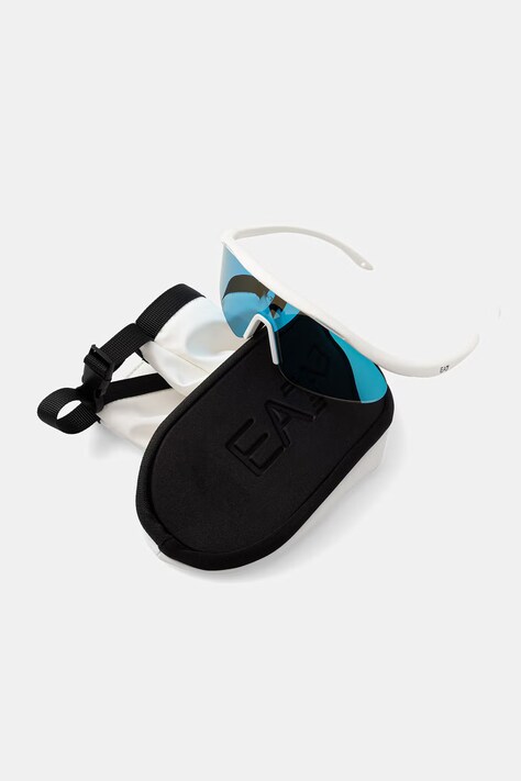 EA7 Emporio Armani сонцезахисні окуляри чоловічі — SS26-OKM020, білий — фото 4