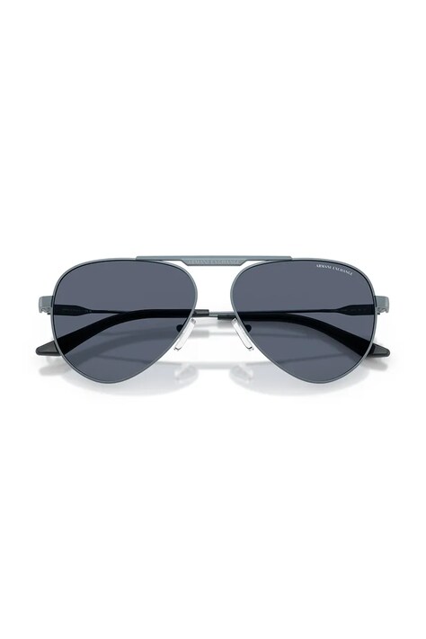 Armani Exchange сонцезахисні окуляри авіатори — SS26-OKU006, блакитний — фото 7