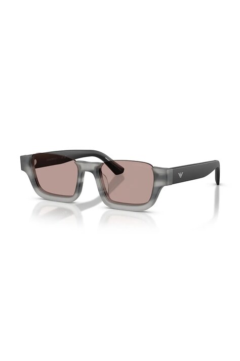 Emporio Armani okulary przeciwsłoneczne kwadratowe szare 0EA4268U
