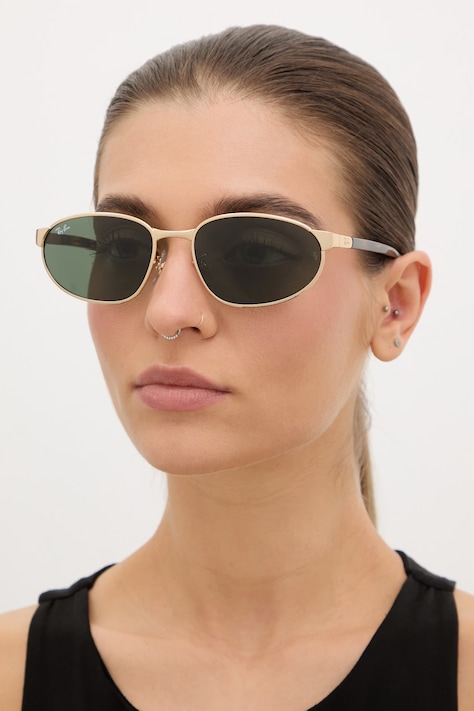 Sluneční brýle Ray-Ban zlatá barva, 0RB3777