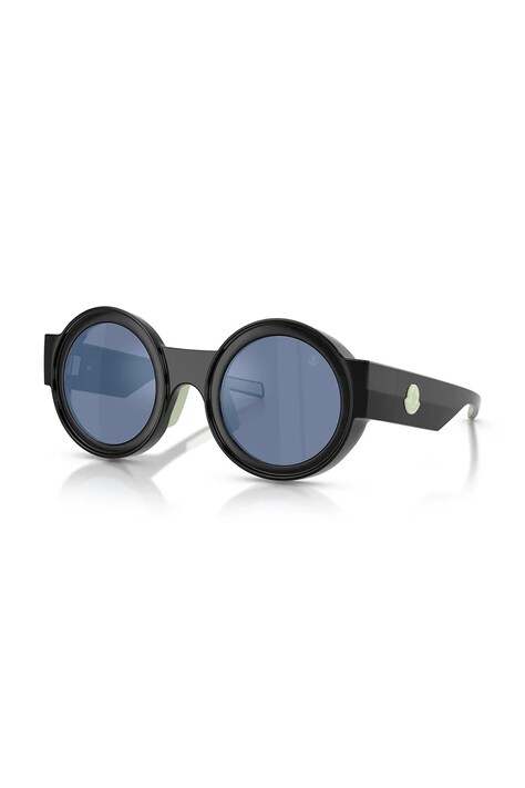 Moncler okulary przeciwsłoneczne okrągłe MODUS czarne 0ME8020U