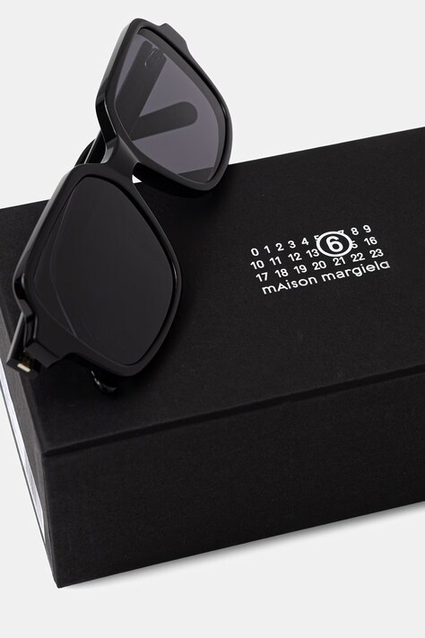 MM6 Maison Margiela сонцезахисні окуляри LUNETTES 4 NOIR — фото 3