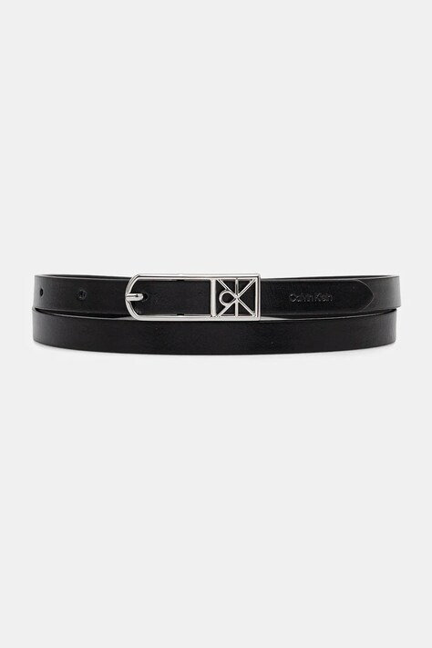 Calvin Klein pasek damski kolor czarny LV04F7057G