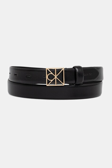 Calvin Klein pasek damski kolor czarny LV04F7072G