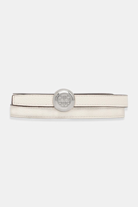 Tory Burch pasek skórzany Romy Reversible damski kolor biały 175052-100
