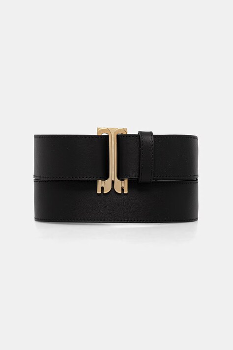 Victoria Beckham pasek skórzany Tuxedo damski kolor czarny 1126ABL007164A