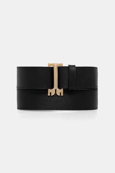 Victoria Beckham pasek skórzany Tuxedo damski kolor czarny 1126ABL007164A