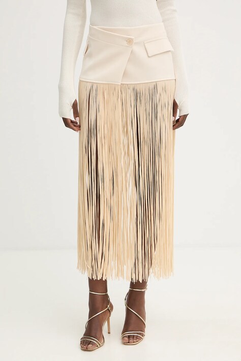 Patrizia Pepe pasek damski kolor beżowy 8F0124 A6F5