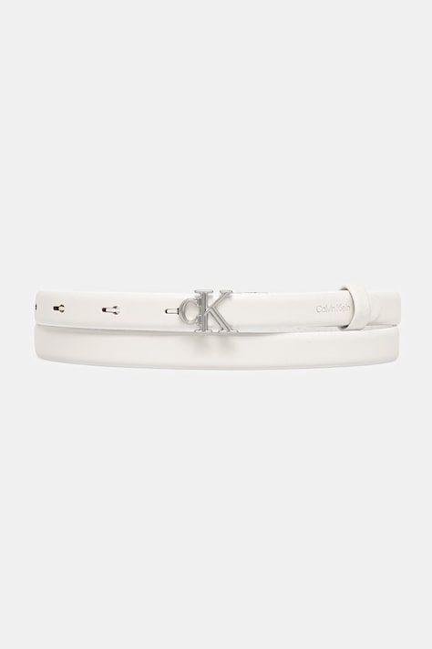 Calvin Klein curea pentru femei, din piele albă LV04F7085G