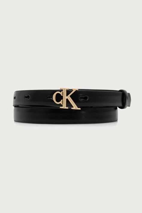 Calvin Klein Pasek damski skórzany czarny LV04F7085G