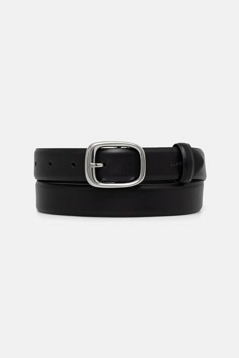 Calvin Klein ζώνη γυναικεία δερμάτινη μαύρη LV04F7100G