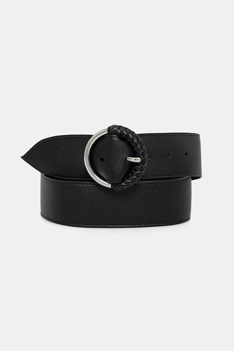 United Colors of Benetton pasek damski czarny 6O2TVL008