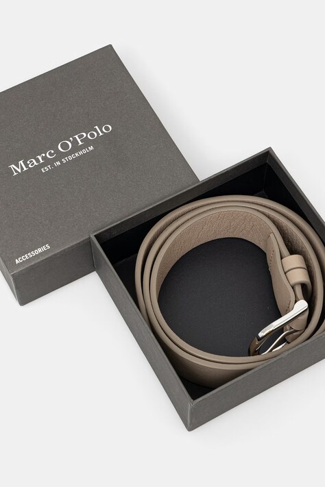 Marc O'Polo pasek damski skórzany beżowy 5000011515