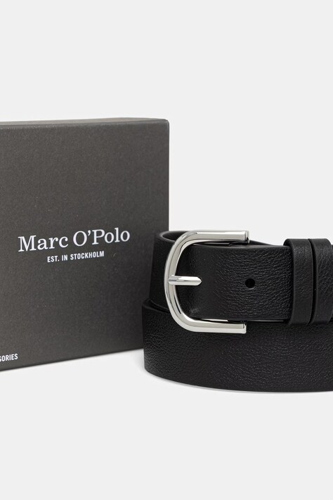 Marc O'Polo pasek damski skórzany czarny 5000011515