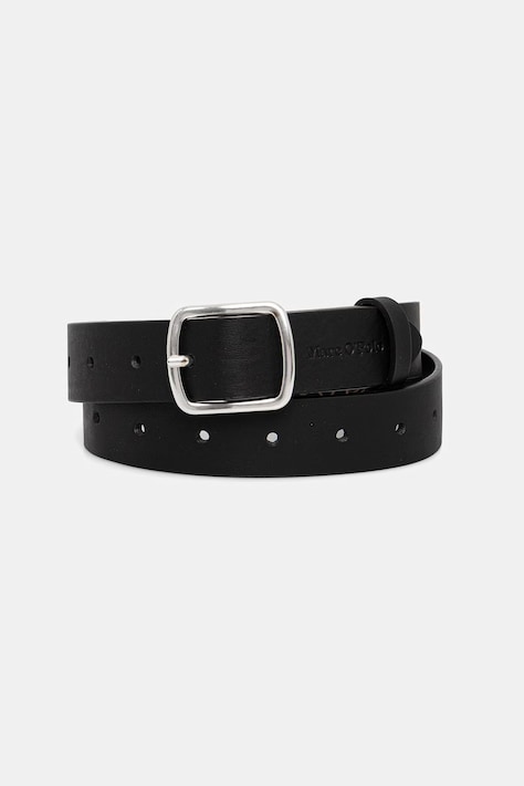 Marc O'Polo pasek damski skórzany czarny 5000011542