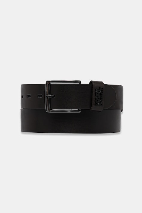 Karl Lagerfeld pasek skórzany męski kolor brązowy 561431.815300