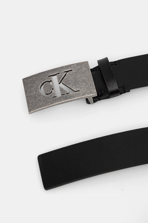 Calvin Klein pasek męski kolor czarny LV04D7043G