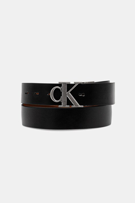 Calvin Klein pasek dwustronny męski kolor czarny LV04D7049G