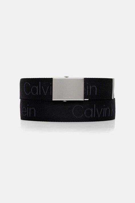 Ζώνη Calvin Klein χρώμα: μαύρο, LV04D7075G