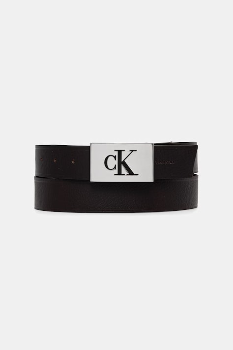 Calvin Klein ζώνη ανδρική δερμάτινη καφέ LV04D7086G