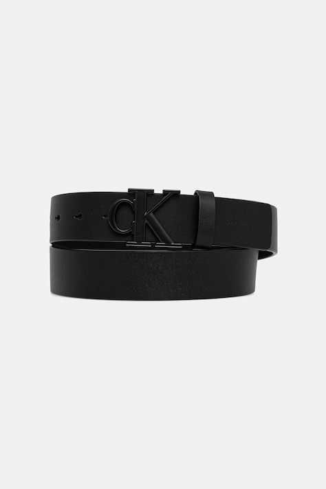 Calvin Klein pasek męski skórzany czarny LV04D7091G