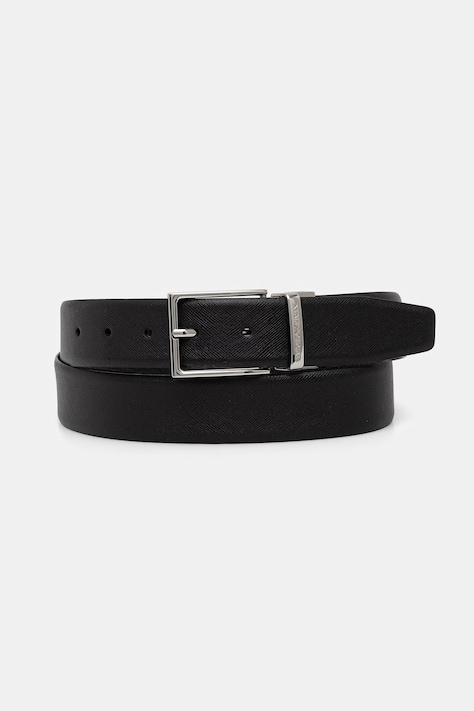 Emporio Armani pasek dwustronny męski kolor czarny EM005540 AF24909