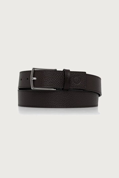Trussardi Pasek męski skórzany brązowy B349B000042N