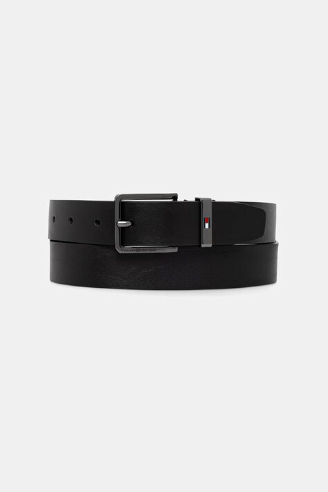 Tommy Hilfiger remen za muškarce kožni crni AM0AM14183