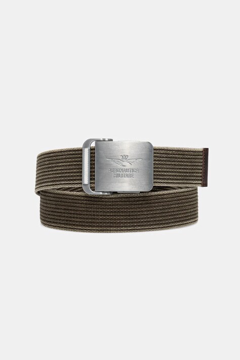Aeronautica Militare pasek męski kolor zielony CI0319UCT04306