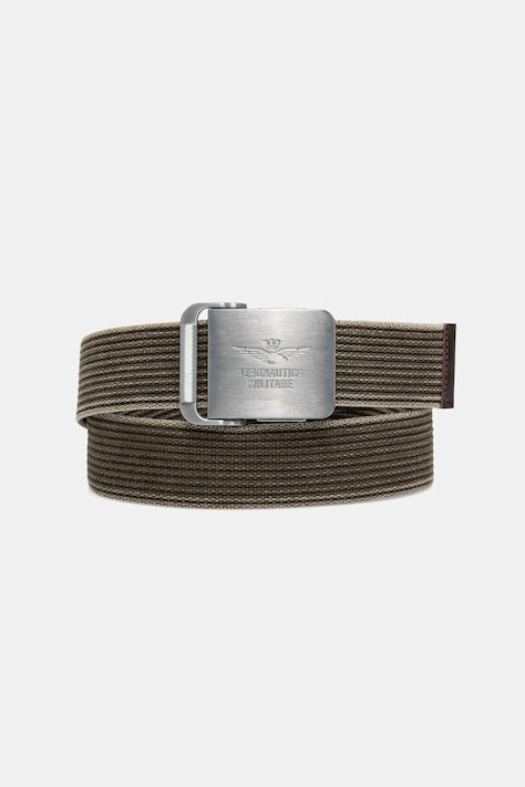 Aeronautica Militare pasek męski kolor zielony CI0319UCT04306