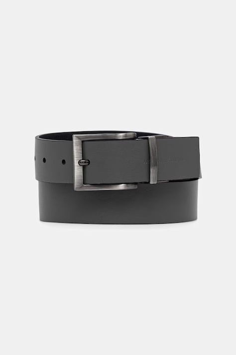 Armani Exchange Opasok pánsky kožený sivý XM000609