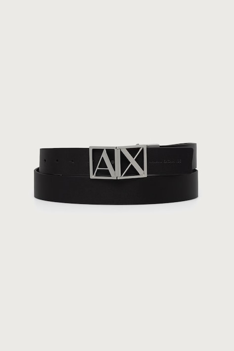 Armani Exchange Obojstranný opasok pánsky kožený čierny XM002664 AF22854